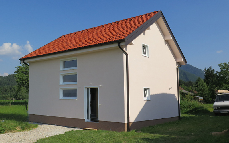 Nova montažna kuća u Sloveniji